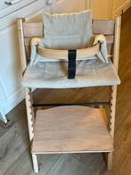 Stokke trip trap stoel met bekleding en verkleiner, Kinderen en Baby's, Kinderstoelen, Ophalen, Zo goed als nieuw, Meegroeistoel