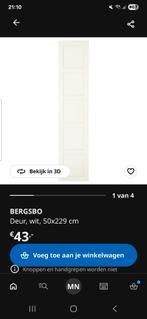 Pax bergsmo deur 50x229, 200 cm of meer, Nieuw, Minder dan 25 cm, 50 tot 100 cm