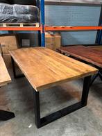 Eettafel mangohout rechthoekig, Ophalen of Verzenden