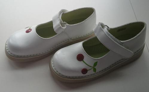 GBB leren witte ballerina’s (klittenbandaansluiting) maat 32, Kinderen en Baby's, Babykleding | Schoentjes en Sokjes, Nieuw, Meisje