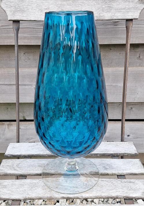 Prachtig groot vintage Italiaans wijnglas vaas., Verzamelen, Retro, Huis en Inrichting, Ophalen of Verzenden