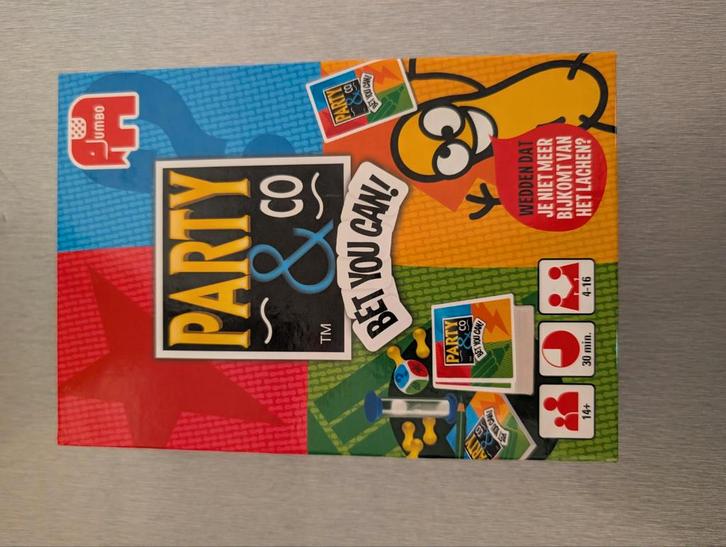 Party & Co Bet You Can! - Gezelschapsspel, Hobby en Vrije tijd, Gezelschapsspellen | Bordspellen, Nieuw, Ophalen of Verzenden