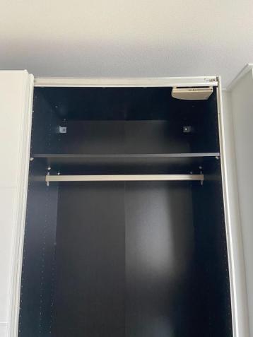 Ikea pax kledingkast 200x238x66cm *hoogglans schuifdeuren* - afbeelding 9