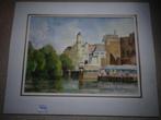 AQUAREL * GEZICHT OP HET LIDO * J. van Veen *, Verzenden