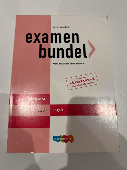 Examenbundel VWO Engels 2023/2024, Boeken, Schoolboeken, Zo goed als nieuw, Engels, VWO, Ophalen of Verzenden