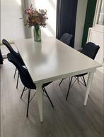 Prachtige witte eettafel, Ophalen, Gebruikt