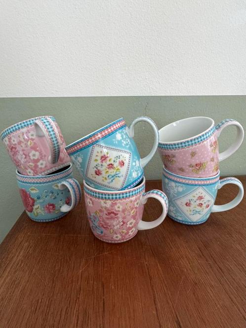 6 PiP Studio mokken - Royal Raja, Huis en Inrichting, Keuken | Servies, Zo goed als nieuw, Kop(pen) en/of Schotel(s), Overige stijlen