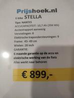 E-bike STELLA Nantes met LAGE INSTAP, garantie en...., Fietsen en Brommers, Fietsen | Dames | Omafietsen, Ophalen, Zo goed als nieuw