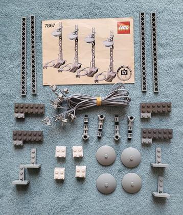 Lego trein 12 Volt station / perron verlichting (set 7867) beschikbaar voor biedingen