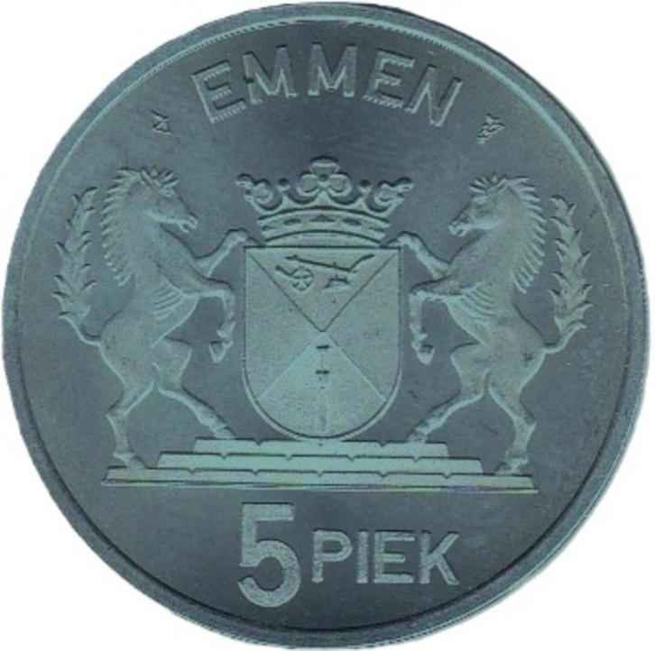 EMMEN 5 PIEK 850 JAAR, Postzegels en Munten, Penningen en Medailles, Overige materialen, Verzenden