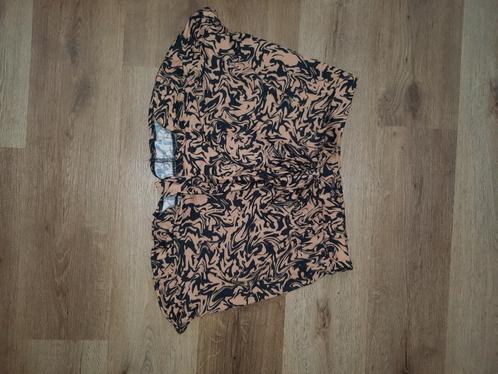 nieuwe zwart beige motief rok maat XL, Kleding | Dames, Rokken, Nieuw, Maat 46/48 (XL) of groter, Zwart, Onder de knie, Ophalen of Verzenden