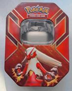 Blaziken EX Tin uit 2015, Ophalen of Verzenden, Zo goed als nieuw, Boosterbox