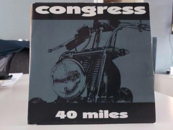 7" Single Congress - 40 Miles (Radio Edit + Instrumentaal) beschikbaar voor biedingen