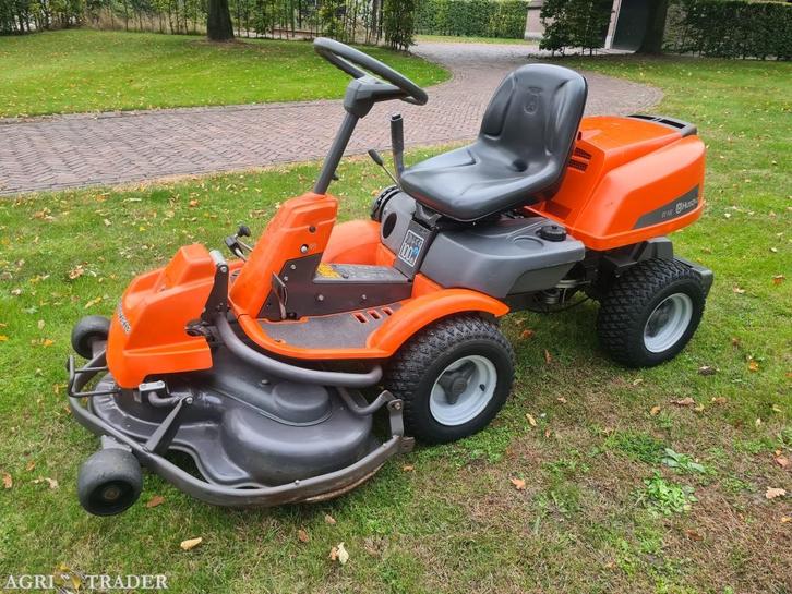 Husqvarna Rider 16 hydrostaat frontmaaier mulch maaier., Tuin en Terras, Zitmaaiers, Gebruikt, 90 tot 120 cm, Elektrische starter