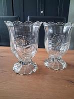 IMPERLUX - prachtige kristallen - "Pedestal" of "Rose Bowls", Antiek en Kunst, Ophalen of Verzenden