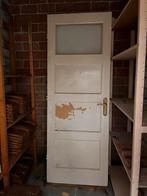 Klassieke paneeldeur jaren 30 - 111x77cm, Ophalen, Gebruikt, Minder dan 80 cm, Binnendeur
