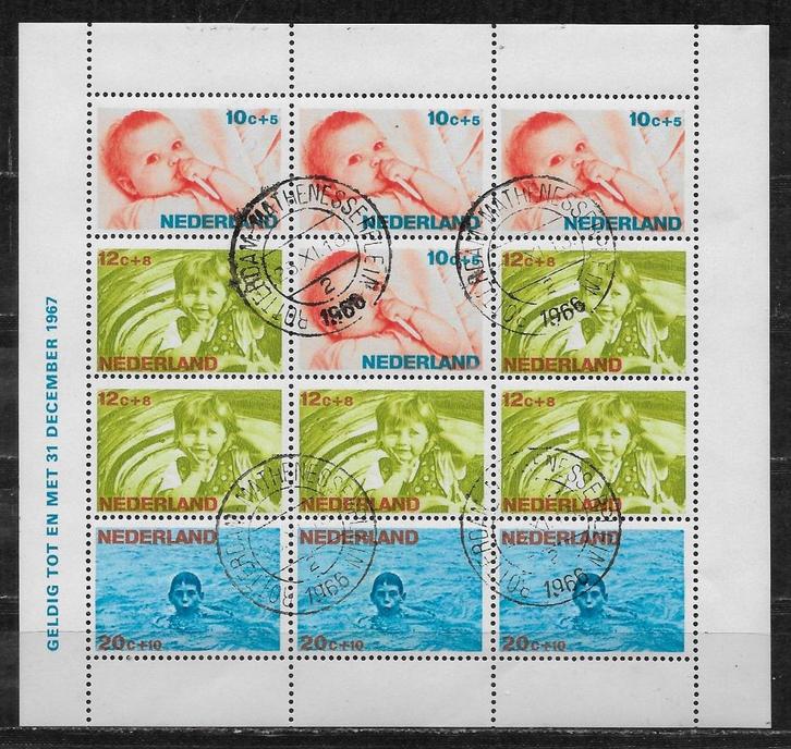1966, Kinderzegels, vel [875] (K2620), Postzegels en Munten, Postzegels | Nederland, Ophalen of Verzenden