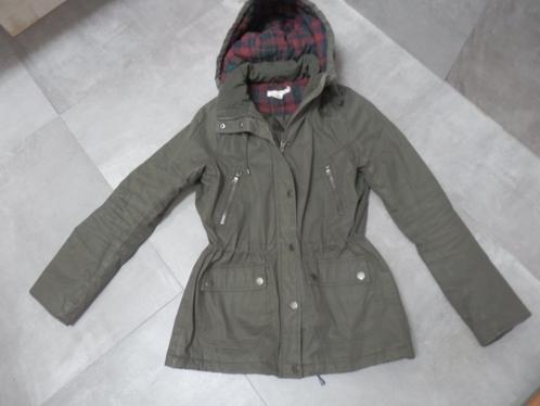 groene meisjes/damesjas maat 36, Kleding | Dames, Jassen | Winter, Zo goed als nieuw, Maat 36 (S), Groen, Ophalen of Verzenden
