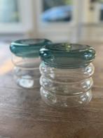 Hema glazen potten met deksel - 2 stuks, Huis en Inrichting, Keuken | Servies, Glas of Glazen, Ophalen of Verzenden, Overige stijlen