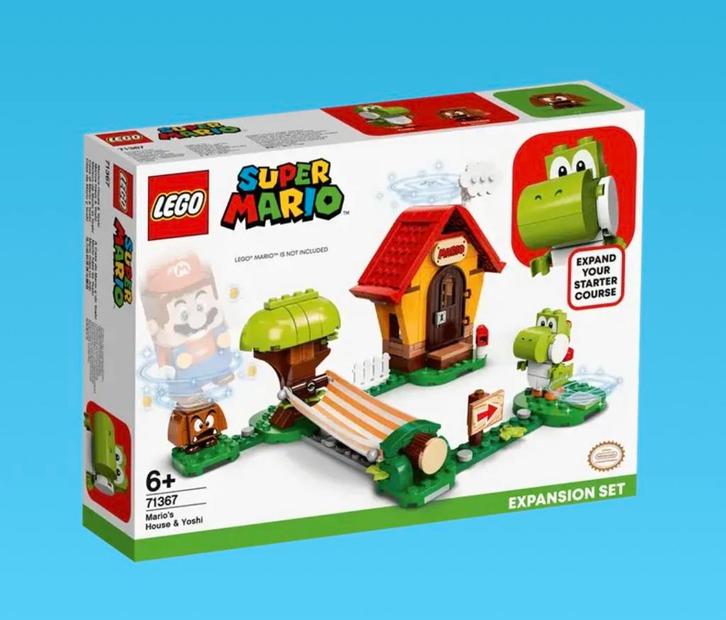LEGO Super Mario 71367 Mario's Huis & Yoshi, Kinderen en Baby's, Speelgoed | Duplo en Lego, Gebruikt, Lego, Complete set, Ophalen of Verzenden