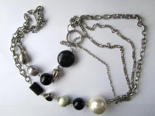Prachtige Vintage grote kraal ketting, Sieraden, Tassen en Uiterlijk, Kettingen, Zo goed als nieuw, Verzenden