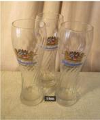 3 Grote Bierglazen Weissbier - Weihenstephan - 50cl, Glas of Glazen, Ophalen of Verzenden, Zo goed als nieuw