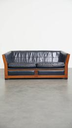 2.5-zits Schuitema Art Deco design bank met mooi houtwerk, Huis en Inrichting, Banken | Bankstellen, Ophalen, Gebruikt, ., 150 tot 200 cm