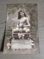 Antieke Franse Paaskaart - Joyeuses Pâques, Ophalen of Verzenden
