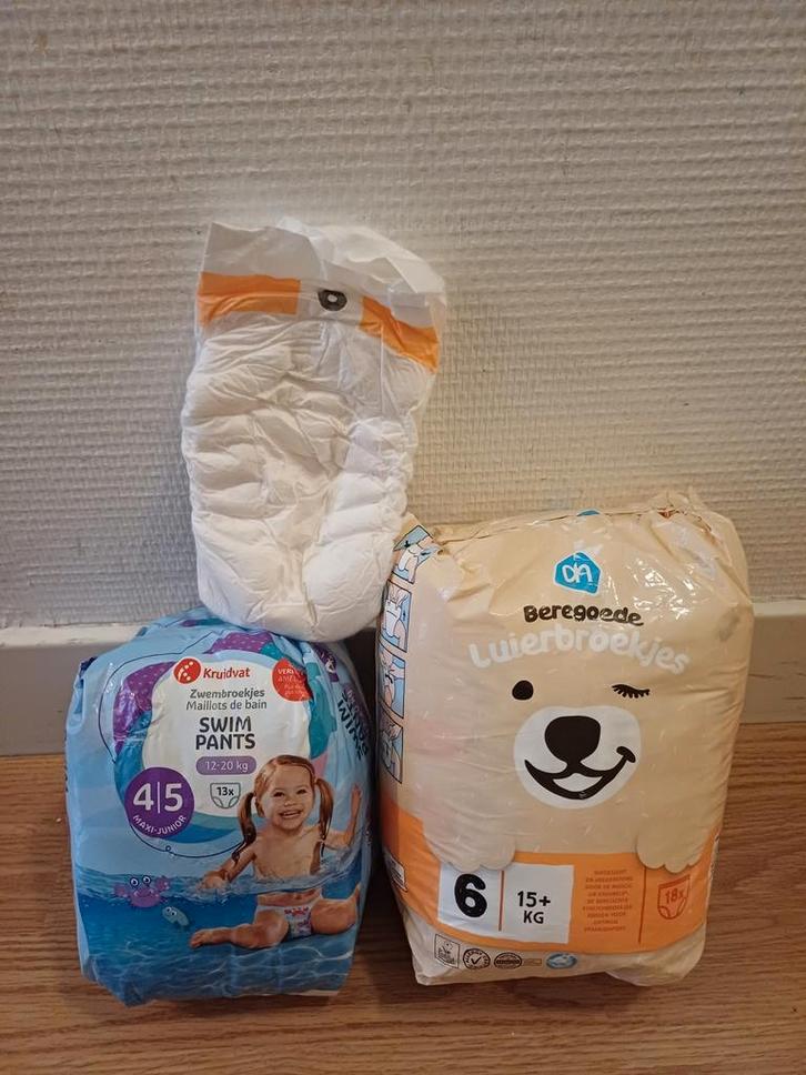 Luierbroekjes Maat 6 en zwemluiers Maat 4/5, Kinderen en Baby's, Badjes en Verzorging, Nieuw, Overige typen, Ophalen