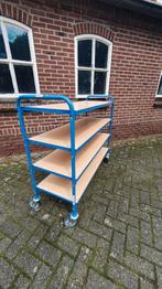 Fetra bijzetwagen/bakken wagen/orderpickwagen/magazijnkar, Ophalen, Gebruikt