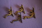 4 vintage  muurhaak. handdoek haakjes Draak, Huis en Inrichting, Gebruikt, Overige typen, Ophalen of Verzenden, Minder dan 100 cm