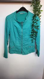 Leuk groen turquoise jasje van Dreamstar | Maat L, Kleding | Dames, Jasjes, Kostuums en Pakken, Groen, Jasje, Maat 38/40 (M), Ophalen of Verzenden