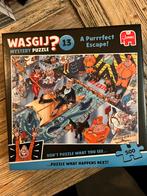 Wasgij Puzzel - A Purrrfect Escape! - 500 Stukjes, Ophalen, 500 t/m 1500 stukjes, Zo goed als nieuw, Legpuzzel