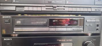 Sony CDP-270 CD speler en TC-W250 cassettedeck  beschikbaar voor biedingen