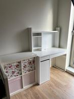 IKEA Kinderbureau met kastje en mandjes, Ophalen, Zo goed als nieuw, Bureau