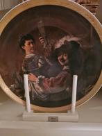 Decoratief Bord met Renaissance Voorstelling, Antiek en Kunst, Antiek | Wandborden en Tegels, Ophalen of Verzenden