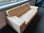 Bank , eacht leder , length: 200cm, Ophalen, Zo goed als nieuw