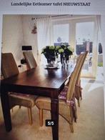 Landelijke eetkamer tafel, Huis en Inrichting, Tafels | Eettafels, Ophalen, Landelijk romantisch, 50 tot 100 cm, Zo goed als nieuw