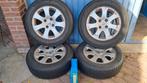 Peugeot 2008 velgen + winterbanden (195/65/R15 - 91T), Auto-onderdelen, Banden en Velgen, Ophalen, Gebruikt, 15 inch, Banden en Velgen