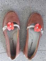 Kickers ballerina's/sandalen van echt leer met rode bloem, Schoenen, Ophalen of Verzenden, Zo goed als nieuw, Meisje