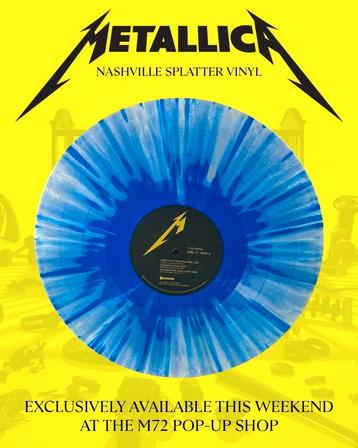 Metallica 72 Seasons Nashville splatter  beschikbaar voor biedingen