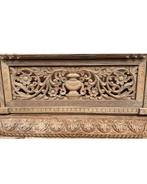 Monumentaal antiek teak Nepal panelen – 17e/18e eeuw Nepal, Antiek en Kunst, Kunst | Beelden en Houtsnijwerken, Ophalen of Verzenden