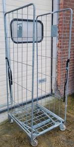 Partij Rolcontainer rolkar transportkar wagen trolley, Doe-het-zelf en Verbouw, 100 liter of meer, Ophalen, Gebruikt, Transportkar