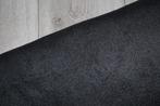 Polar fleece stof - uni zwart gekleurd #2793, Overige materialen, 120 cm of meer, Zwart, Nieuw