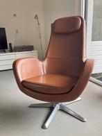 Klassieke ikea Arvika leren draaistoel., Ophalen, Gebruikt, 50 tot 75 cm, Leer
