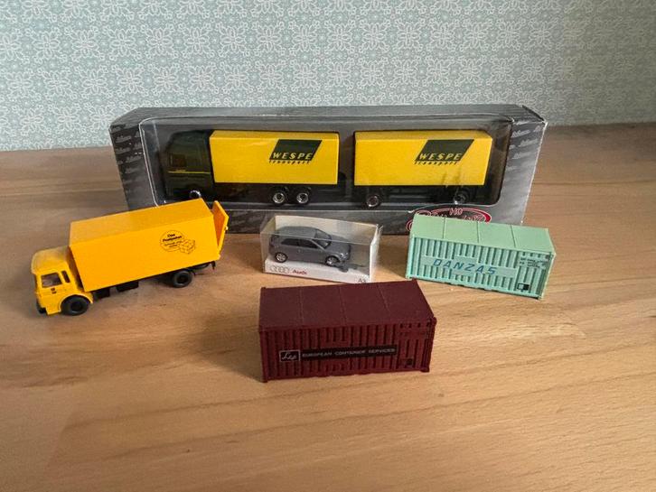 Schuco (22484)/ Herpa/ Wiking Voertuigen, Hobby en Vrije tijd, Modelauto's | 1:87, Zo goed als nieuw, Bus of Vrachtwagen, Schuco