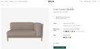 Bolia showroom sale - Cosy bank - dikke korting - NU €1536,-, Huis en Inrichting, Ophalen, Hout, 100 tot 125 cm, 150 tot 200 cm