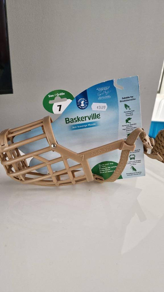 Baskerville muilkorf voorkomt eten van de straat, Dieren en Toebehoren, Honden-accessoires, Ophalen of Verzenden
