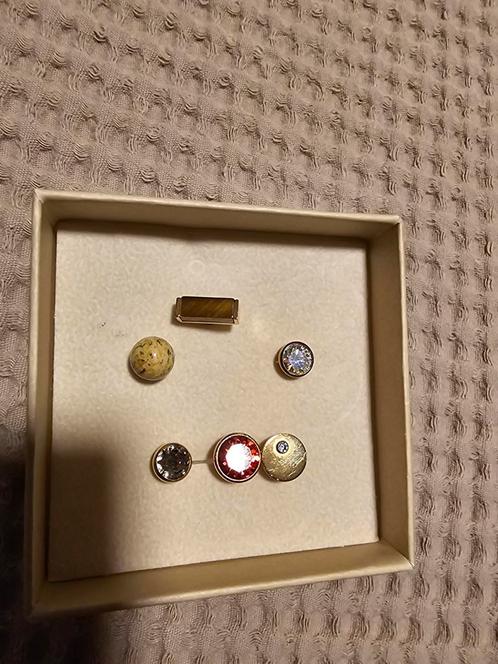 5x Twisted Meddys Rosé, Sieraden, Tassen en Uiterlijk, Manchetknopen, Zo goed als nieuw, Overige materialen, Verguld, Ophalen of Verzenden