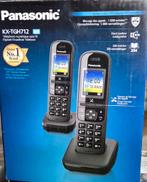 Panasonic KX-TGH712 Duo Draadloze Telefoon - 2 Handsets, Ophalen of Verzenden, Gebruikt, 2 handsets, Stralingsarm